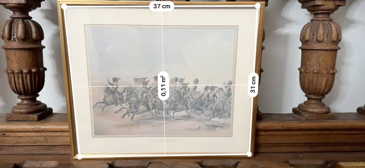 Royal Horse Artillery – Kolorierte Lithografie, britische Kavallerie-Artillerie im Galopp — Kontext