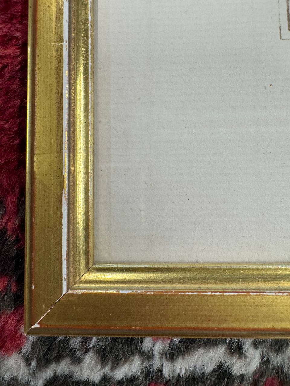 Rosa Rose — Aquarell von Elisabeth Gasser-von Gunten, Langnau a/A — Rahmen