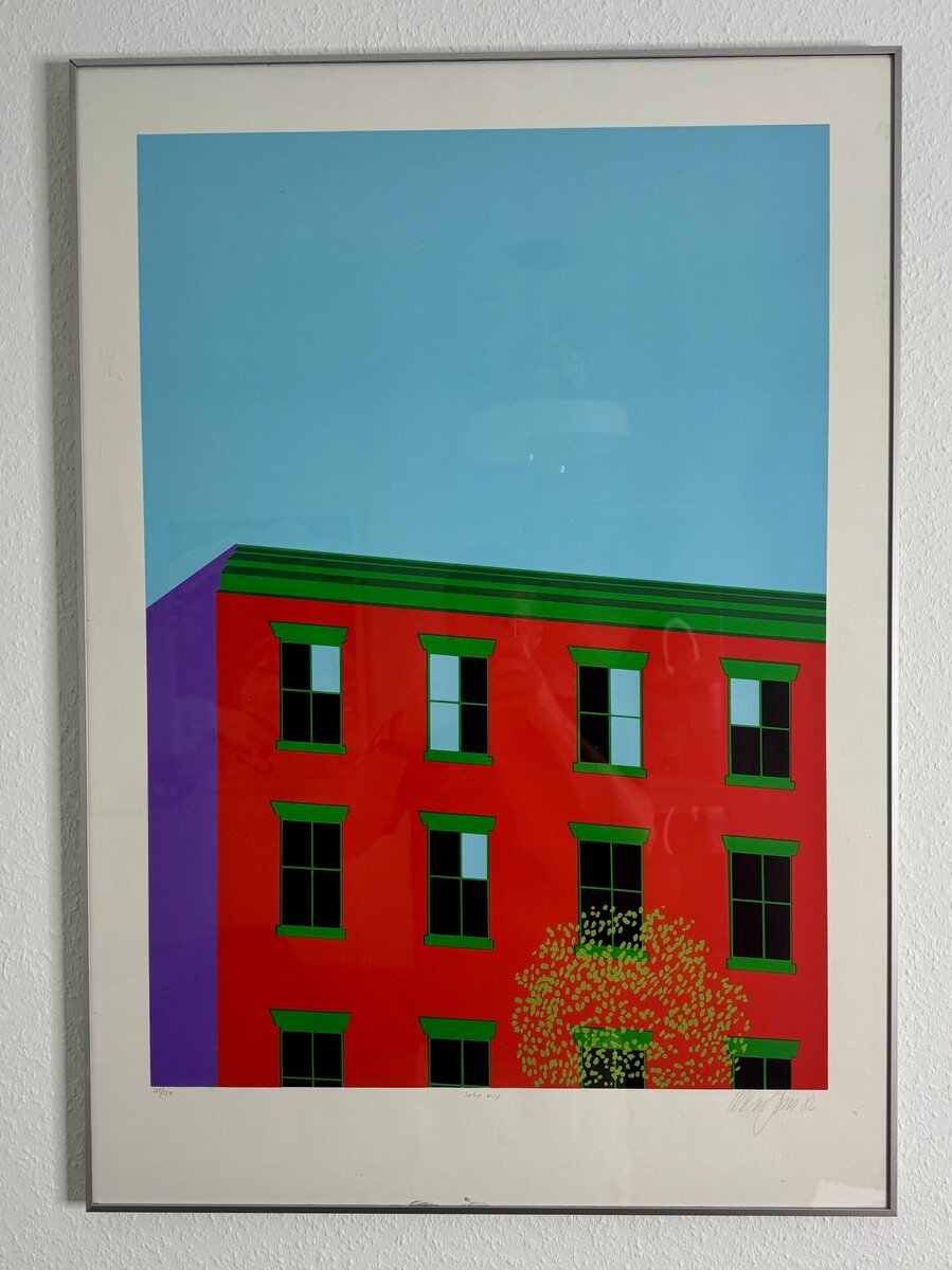 Soho N.Y. – Ole Kortzau Original-Serigraphie, handsigniert 1982, limitierte Edition 125/250