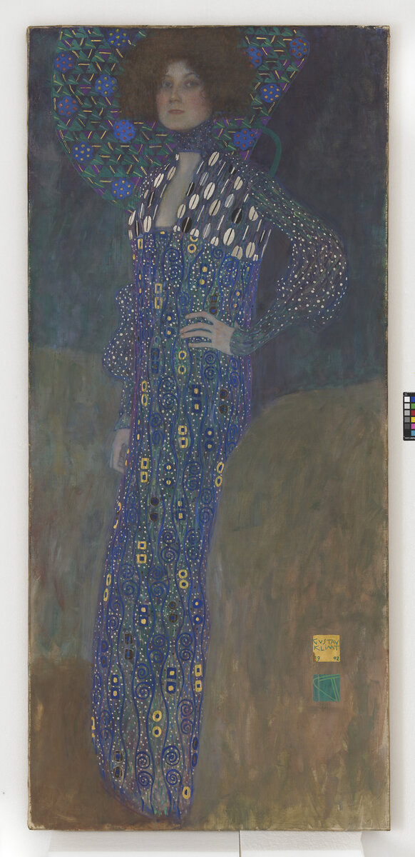 Emilie Flöge — Gustav Klimt, 1902 (Öl auf Leinwand, Wien Museum)